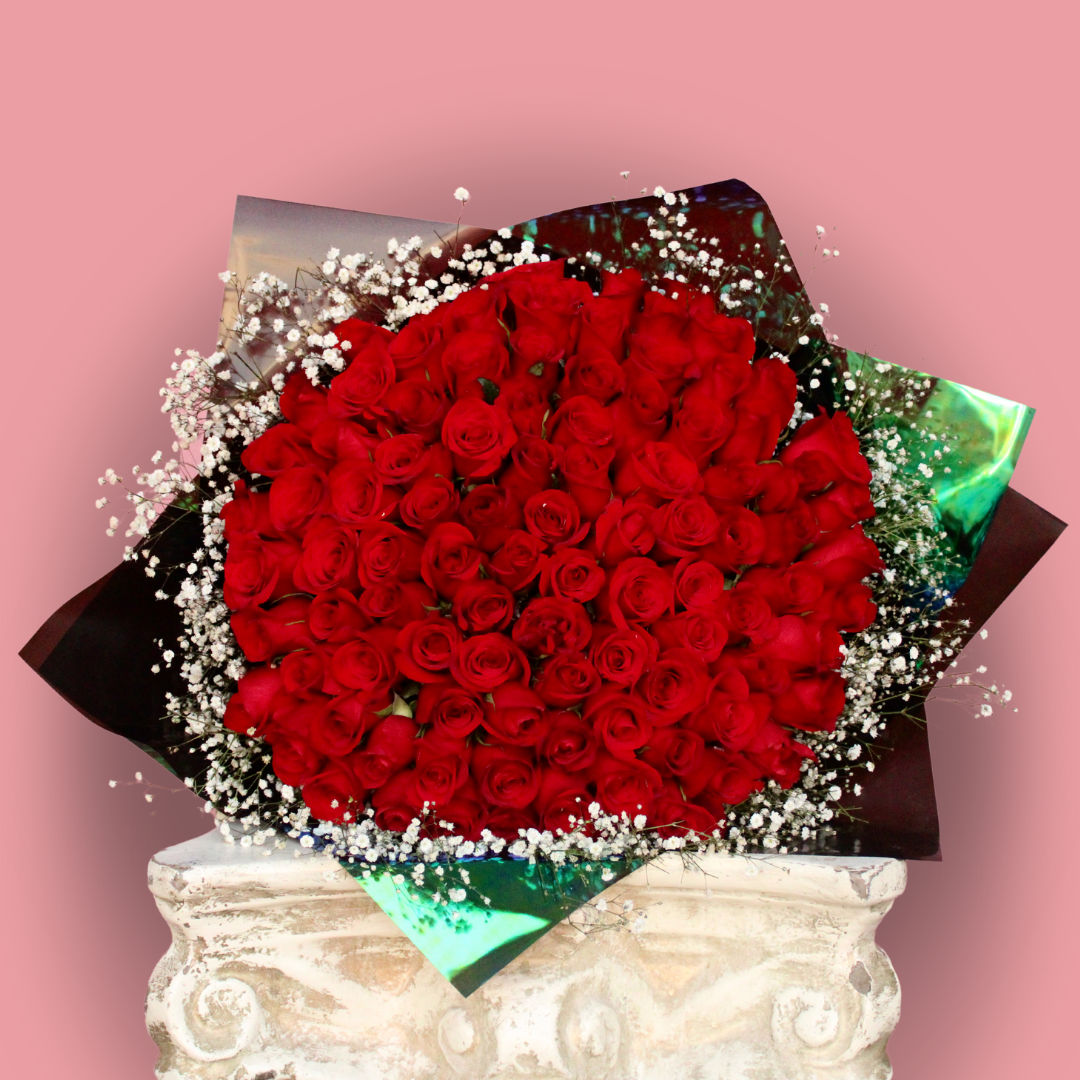 4. Bouquet 100 Rosas